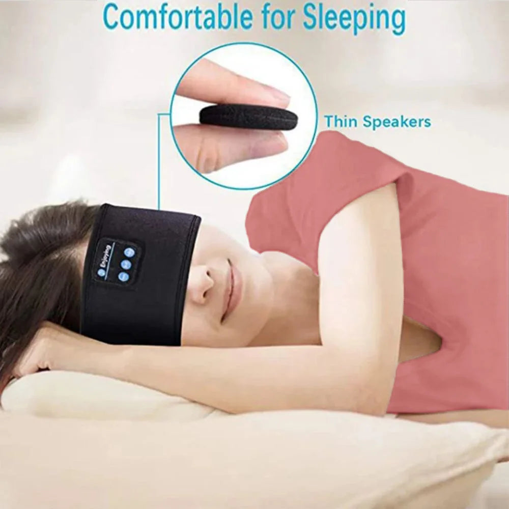 Nuevos auriculares inalámbricos Bluetooth para dormir, auriculares musicales, antifaz para dormir, diadema deportiva para correr al aire libre, diadema para yoga