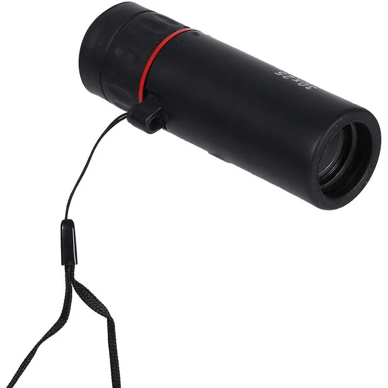 Telescopio monocular HD 2000x25 Mini Telescopio portátil para teléfono móvil con soporte Telescopios para exteriores Camping Caza Observación de aves