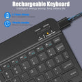 Teclado Bluetooth para iPad de 10.ª generación, iPad Pro de 13, 12, 11, 10, 9, 8 y 7 pulgadas, iPad Air de 13, 11.ª generación, iPad Mini, tabletas Samsung y Xiaomi.