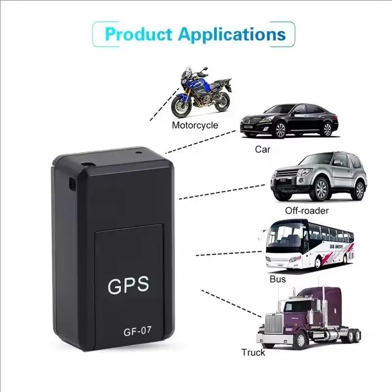 Localizador GPS para coche Mini GF07, aplicación de posicionamiento GPS, dispositivo de rastreo GPS magnético potente, localizador GPS antipérdida para vehículos.