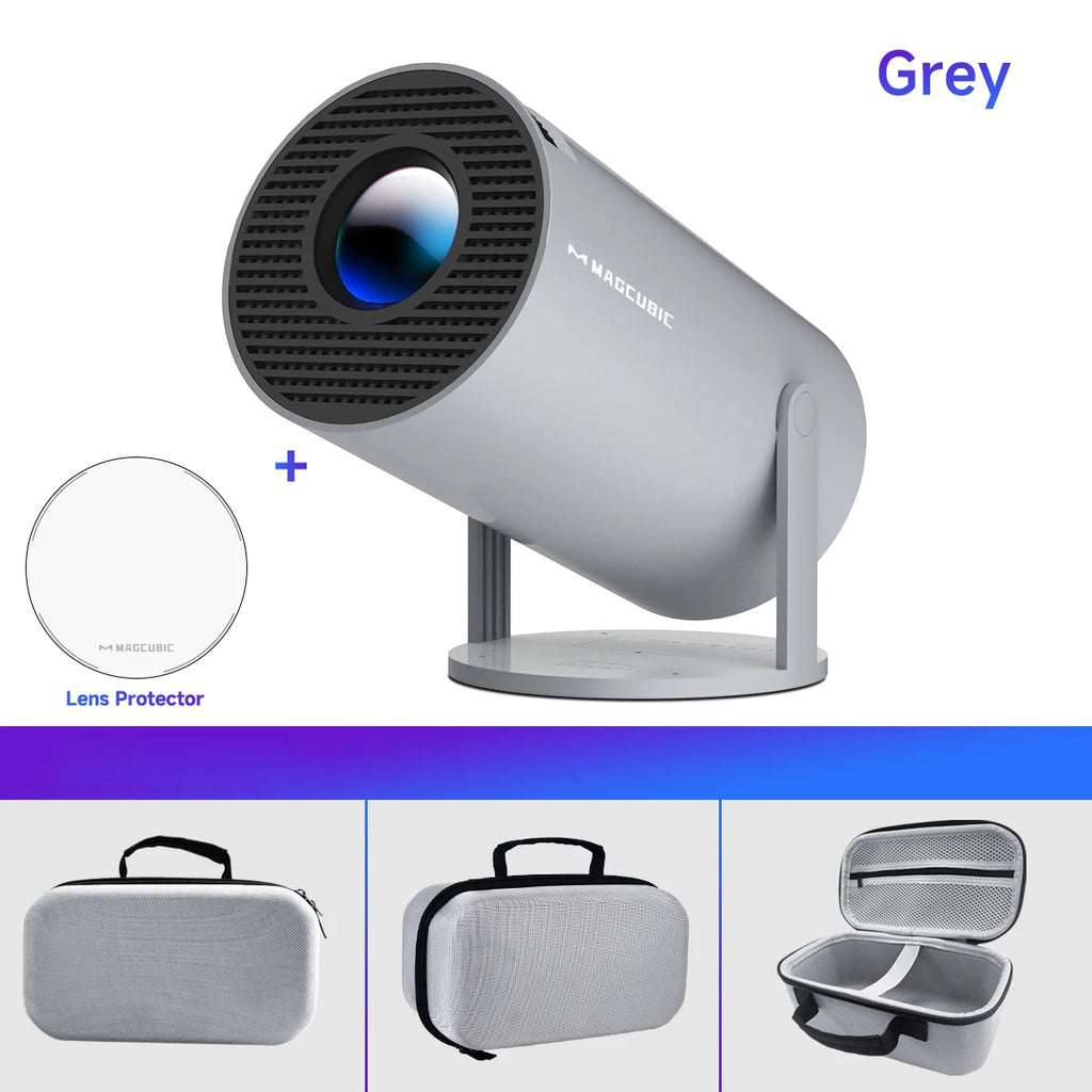 Proyector Magcubic HY300 Pro 8K Android 14 Dual Wifi6 290ANSI Allwinner H726 BT5.4 1080P 1280*720P Proyector de cine en casa para exteriores