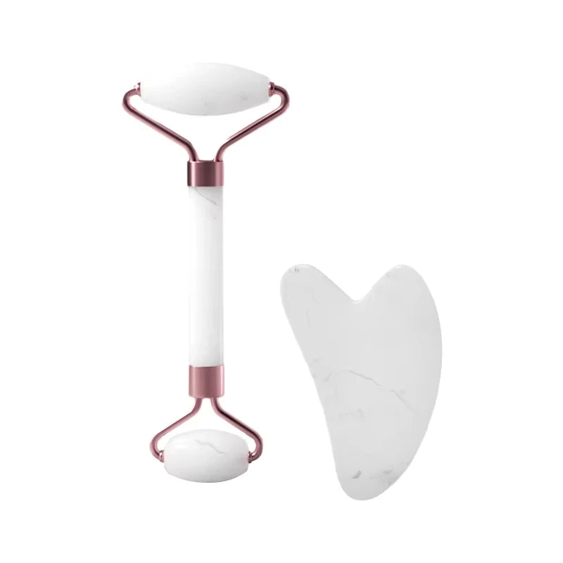 Rodillo para rostro, cuello y ojos, instrumento de masaje facial de resina, tabla raspadora para el cuidado de la salud, herramientas de belleza y cuidado de la piel