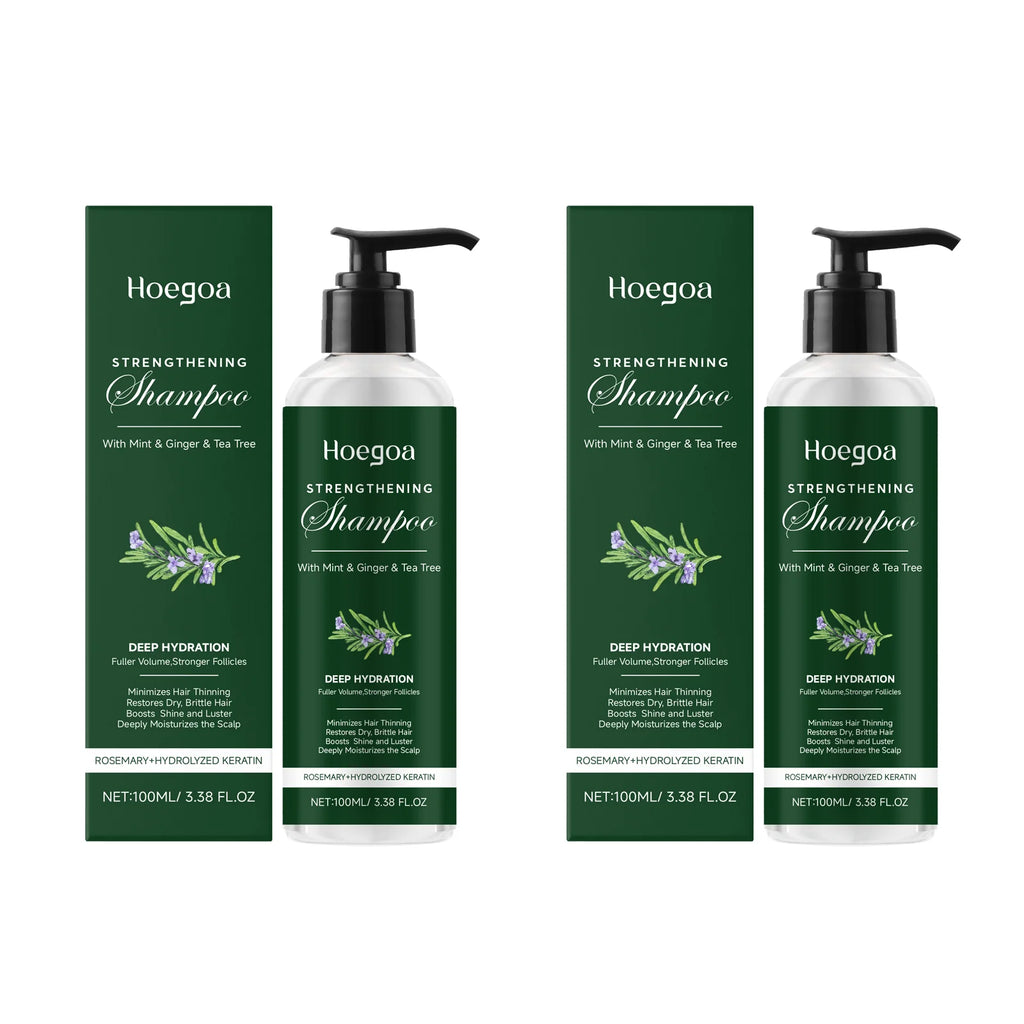 Champú de romero, menta, jengibre y aceite de árbol de té para el cuero cabelludo. Nutre el cabello, aporta volumen, limpia profundamente y refresca. Cuidado capilar natural de uso diario.