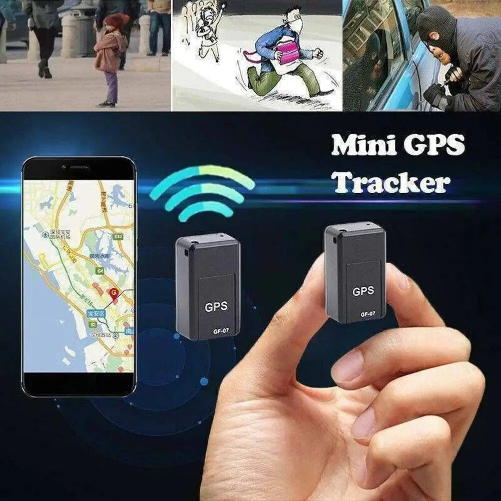 Localizador GPS para coche Mini GF07, aplicación de posicionamiento GPS, dispositivo de rastreo GPS magnético potente, localizador GPS antipérdida para vehículos.
