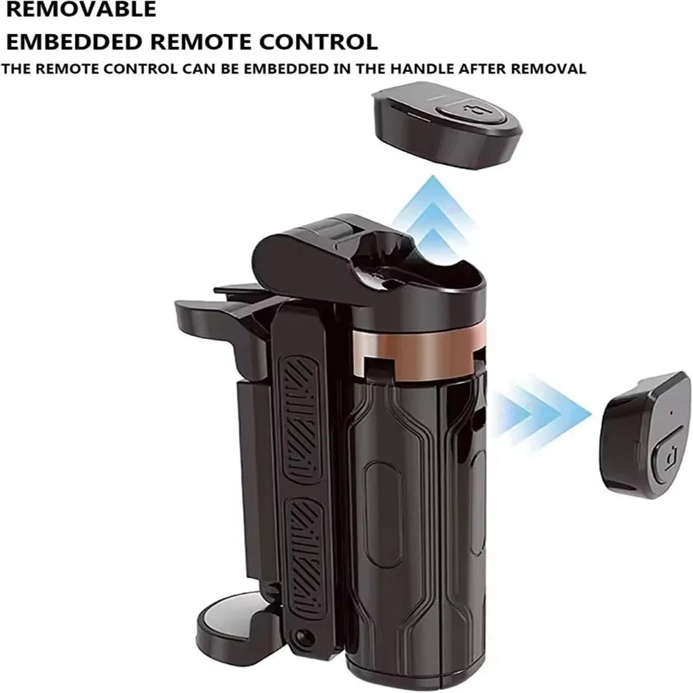 MEUYAG 2026 Nuevo trípode, soporte para teléfono con disparador Bluetooth, soportes inalámbricos para selfies con soporte para teléfono para cámara de smartphone