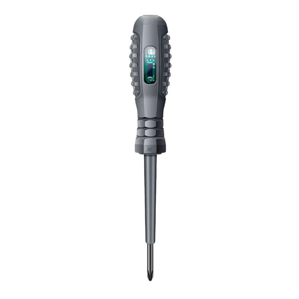 Destornillador de prueba multifuncional para electricistas, lápiz de prueba de inducción sin contacto de CA, comprobador de voltaje de 70-600 V, luces de inducción rojas y verdes.