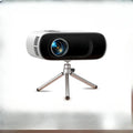 Mini proyector Full HD compatible con 1080P, 16000 lúmenes, corrección trapezoidal automática, WiFi, Bluetooth, proyector de vídeo portátil para cine en casa.