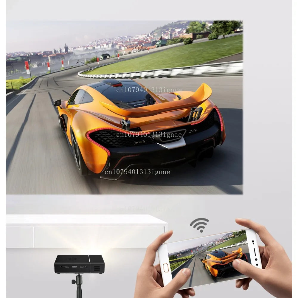Proyector 3D 4K portátil Pico DLP U30, el más vendido, compatible con Android, WiFi y smartphones. Proyector de cine en casa.