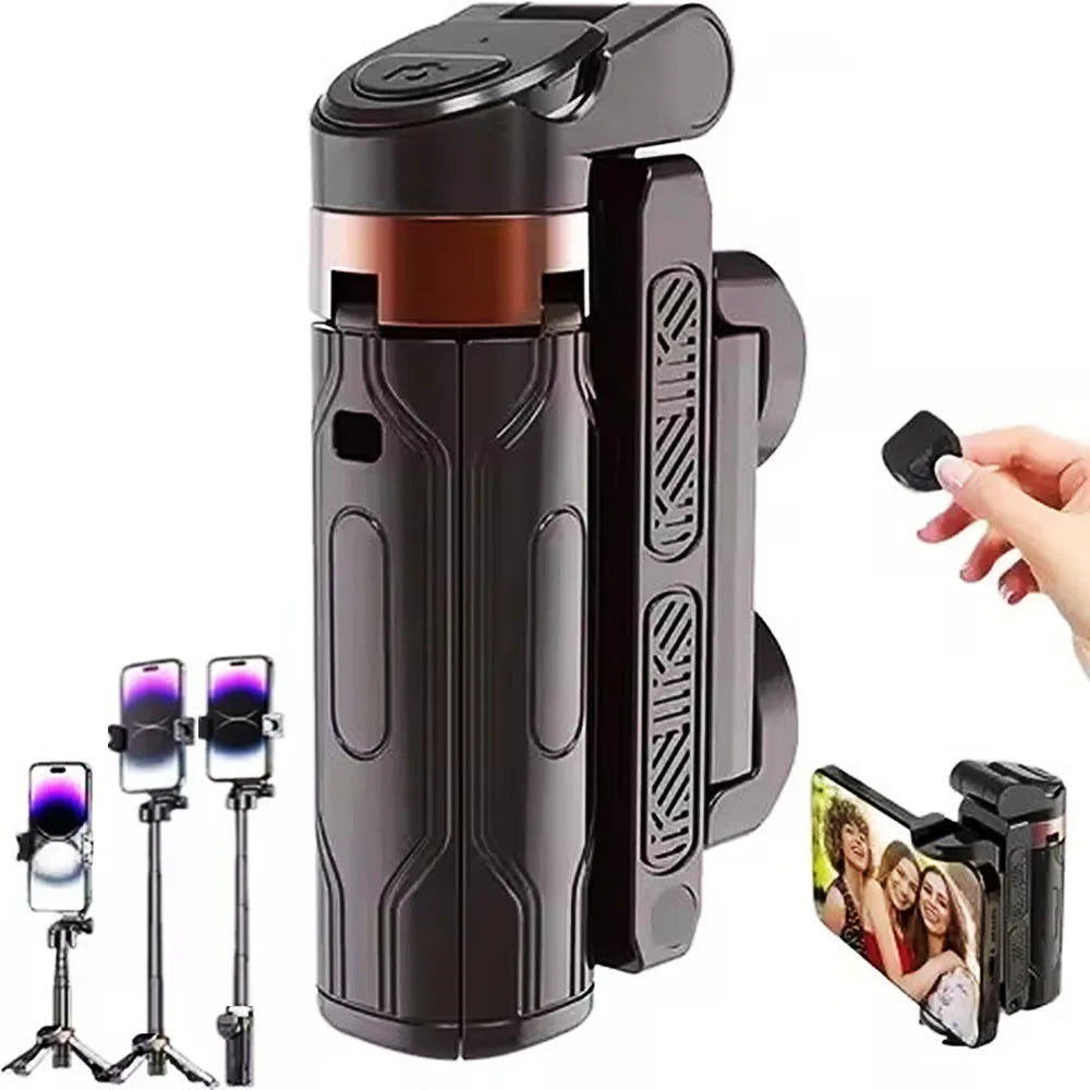 MEUYAG 2026 Nuevo trípode, soporte para teléfono con disparador Bluetooth, soportes inalámbricos para selfies con soporte para teléfono para cámara de smartphone