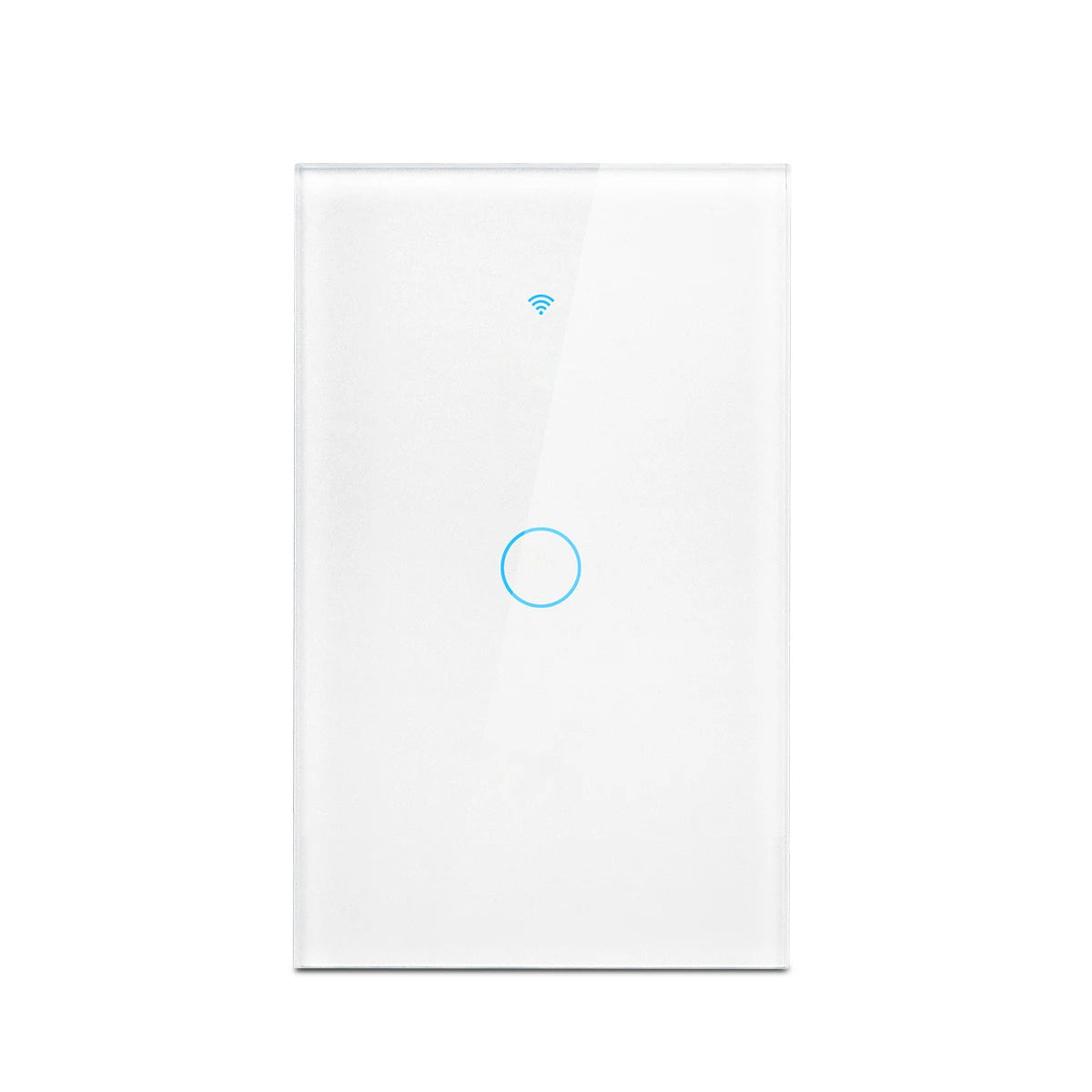 Interruptor de luz inteligente Tuya WiFi para EE. UU. Cable neutro/No requiere cable neutro Interruptor táctil de pared tipo 120 Funciona con Alexa, Google Home