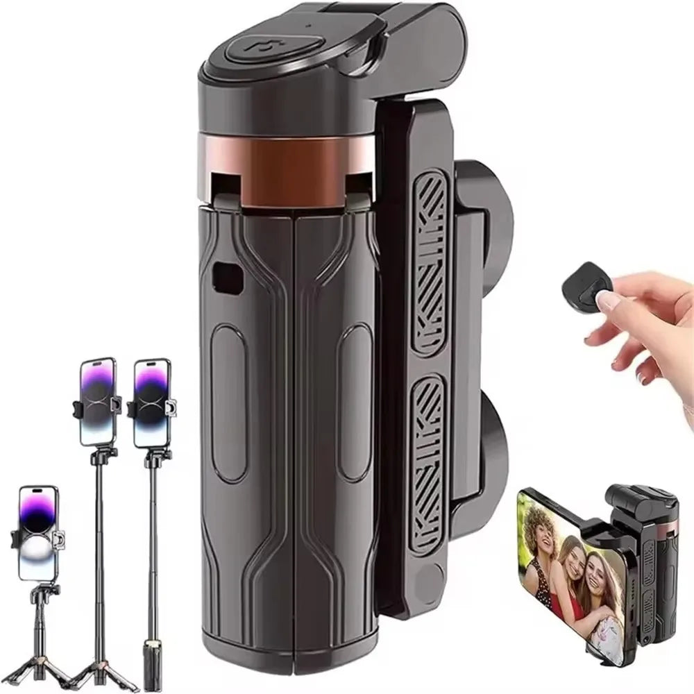 MEUYAG 2026 Nuevo trípode, soporte para teléfono con disparador Bluetooth, soportes inalámbricos para selfies con soporte para teléfono para cámara de smartphone