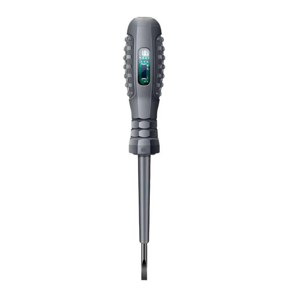 Destornillador de prueba multifuncional para electricistas, lápiz de prueba de inducción sin contacto de CA, comprobador de voltaje de 70-600 V, luces de inducción rojas y verdes.