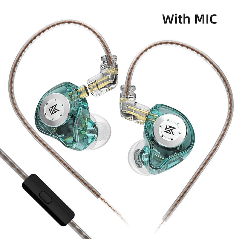 Auriculares KZ EDX PRO de 10 mm con circuito magnético dual y controlador dinámico, auriculares HIFI con graves potentes, auriculares deportivos con cancelación de ruido KZ ZSTX ZSN PRO ZAS