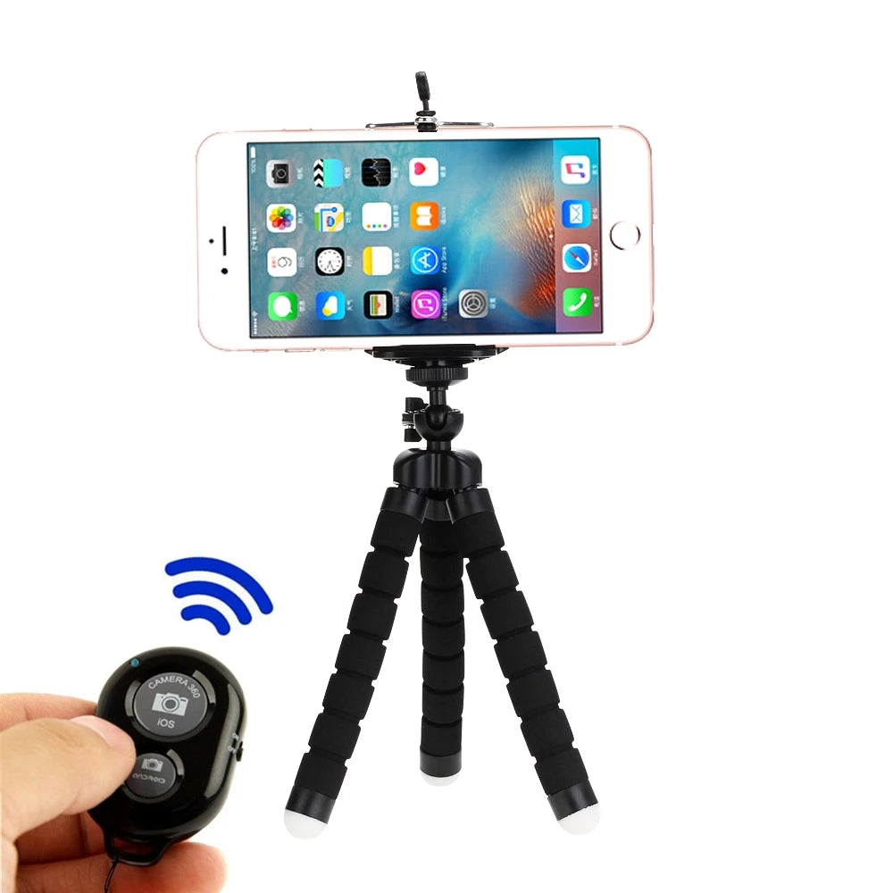 Trípodes Trípode (Tripie)  para teléfono móvil Soporte para cámara Clip Smartphone Monopié Soporte de trípode Octopus Mini trípode Stativ para teléfono
