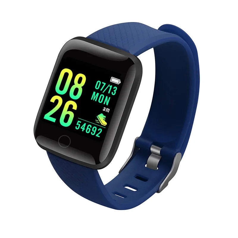 Smartwatch para hombre y mujer con monitor de actividad física, regalo de cumpleaños y reloj electrónico para Android/iOS.