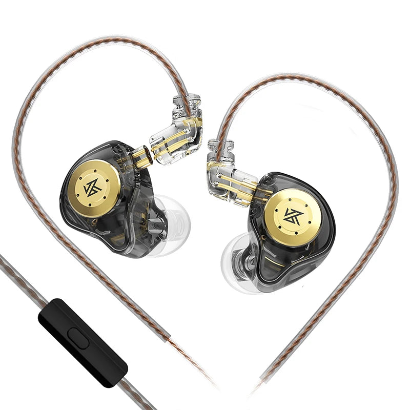 Auriculares KZ EDX PRO 1DD Dynamic Drive HIFI con graves potentes, ideales para deportes y con cancelación de ruido. Compatibles con KZ EDXPRO, ZSTX, ZSN PRO, ZAS, ES4 y SKS.