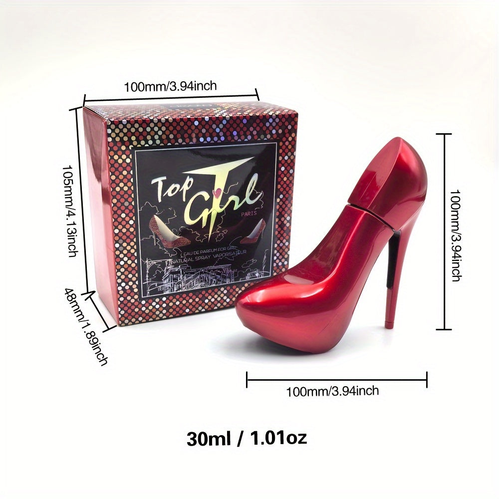 Elegante perfume floral para tacones altos, ideal para ocasiones especiales.