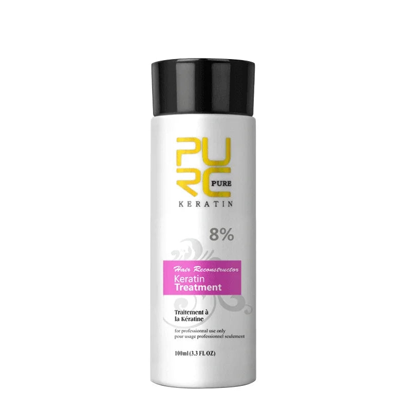 Tratamiento de queratina PURC Champú Acondicionador Productos para alisar el cabello Mascarilla alisadora reparadora Cuidado para alisar el cabello rizado
