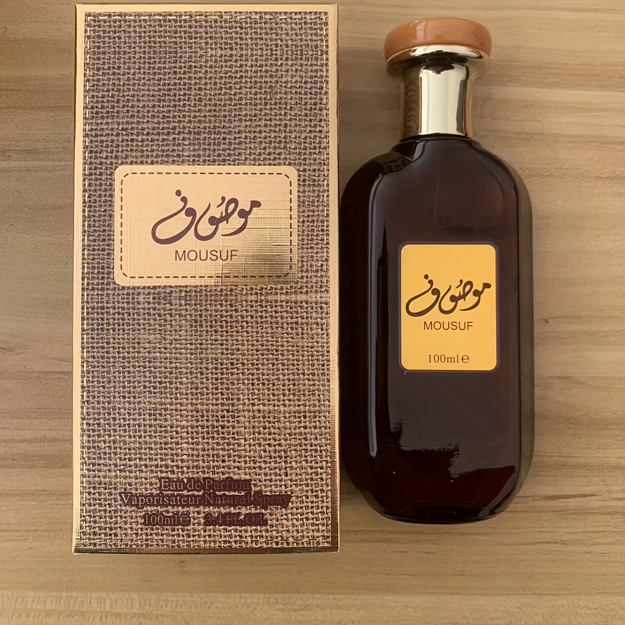 Perfume de almizcle árabe, fragancia amaderada de larga duración.