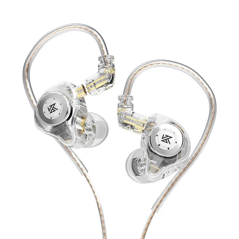 Auriculares KZ EDX PRO 1DD Dynamic Drive HIFI con graves potentes, ideales para deportes y con cancelación de ruido. Compatibles con KZ EDXPRO, ZSTX, ZSN PRO, ZAS, ES4 y SKS.