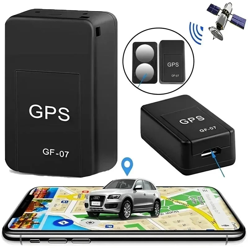 Localizador GPS para coche Mini GF07, aplicación de posicionamiento GPS, dispositivo de rastreo GPS magnético potente, localizador GPS antipérdida para vehículos.