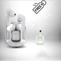 Auriculares inalámbricos mini T2 con pantalla digital LED de encendido, sonido estéreo, Bluetooth 5.3, compatibles con iPhone, Xiaomi y Lenovo.