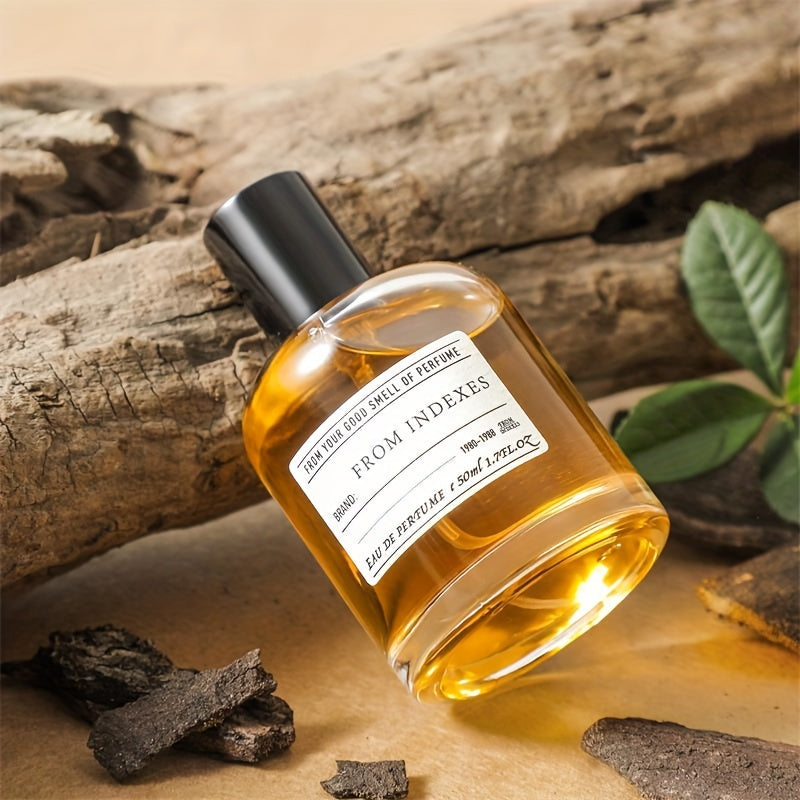 Eau de Parfum para hombre, 50 ml con aroma amaderado y almizcle