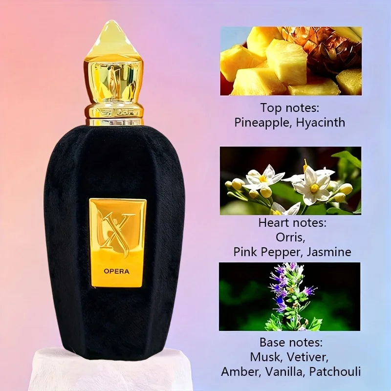 Perfumes clásicos de 100 ml para mujer y hombre con notas florales y frutales árabes. Perfume de larga duración en spray corporal. Regalo ideal para citas. Colonia. Fragancia.