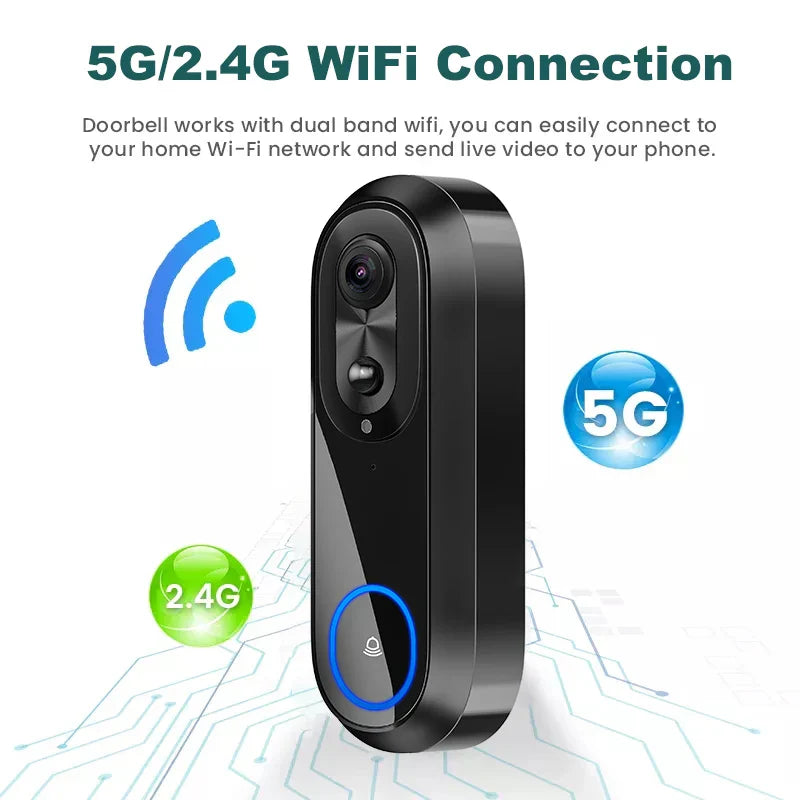 WiFi Video Doorbell Smart Camera (1080P)-1