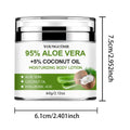 Crema hidratante de aloe vera, rica en ácido salicílico para hidratar la piel seca, cuidado facial y corporal, cuidado facial antiedad.