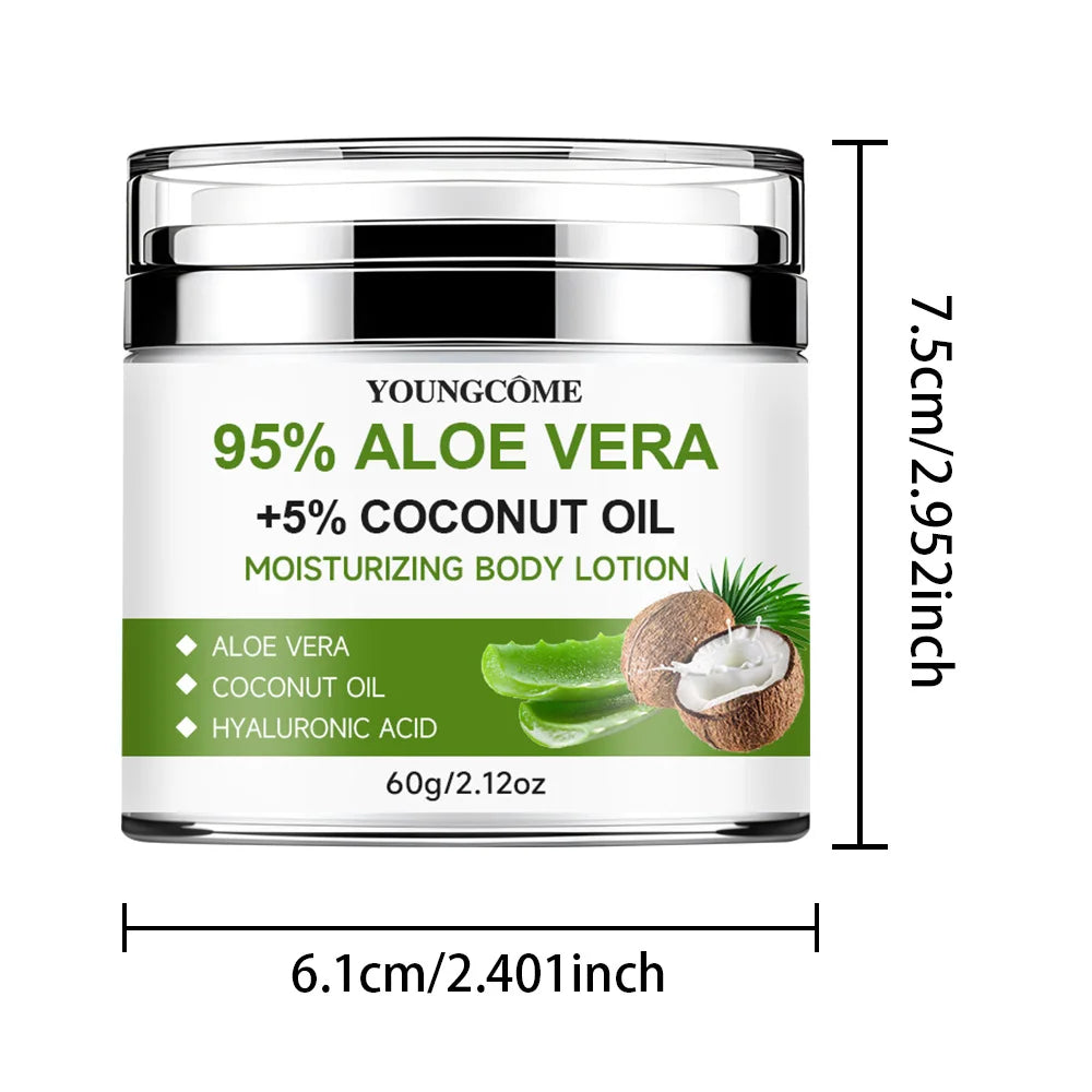 Crema hidratante de aloe vera, rica en ácido salicílico para hidratar la piel seca, cuidado facial y corporal, cuidado facial antiedad.
