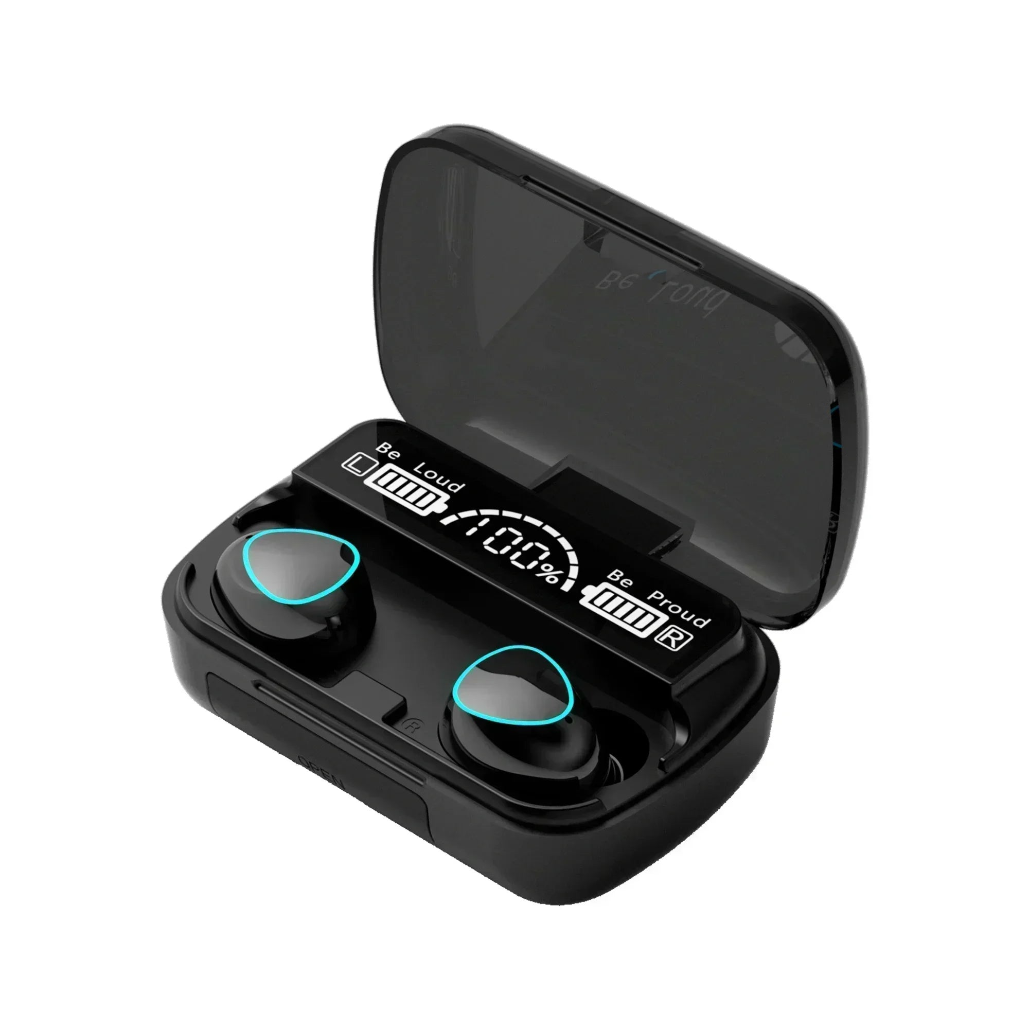 Auriculares inalámbricos Bluetooth M10 originales: auriculares deportivos todo en uno con cancelación activa de ruido, sonido estéreo y micrófono incorporado.