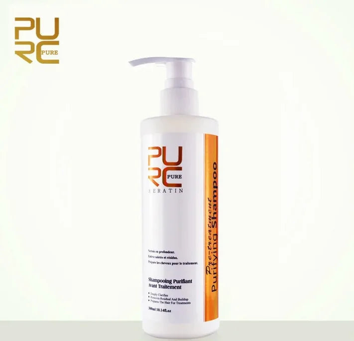 Tratamiento de queratina PURC Champú Acondicionador Productos para alisar el cabello Mascarilla alisadora reparadora Cuidado para alisar el cabello rizado