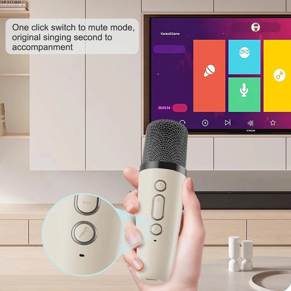 Altavoz Bluetooth profesional para cantar, altavoz de columna, micrófono de karaoke KTV de alta gama, micrófono inalámbrico Bluetooth.
