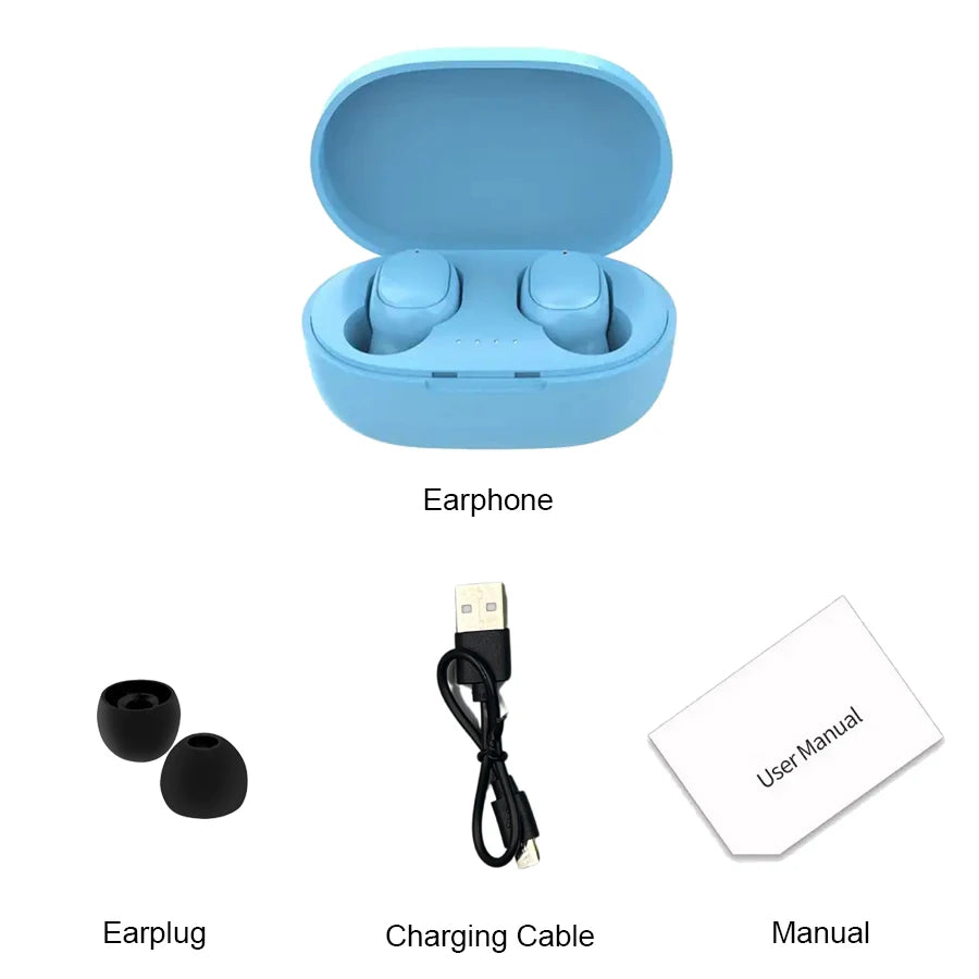 Auriculares inalámbricos Bluetooth TWS A6S con cancelación de ruido y micrófono para Huawei Xiaomi Redmi