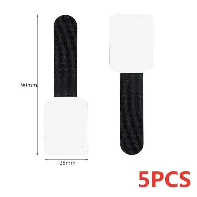 Bridas reutilizables para cables, organizador de cables, soporte para cuerdas, autoadhesivas, ajustables, para organización de escritorio.