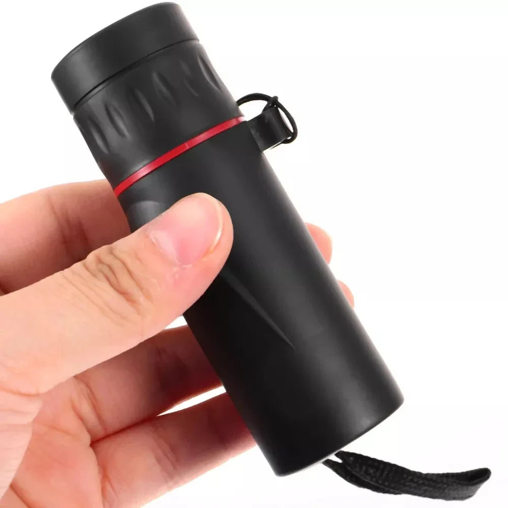 Telescopio monocular HD 2000x25 Mini Telescopio portátil para teléfono móvil con soporte Telescopios para exteriores Camping Caza Observación de aves