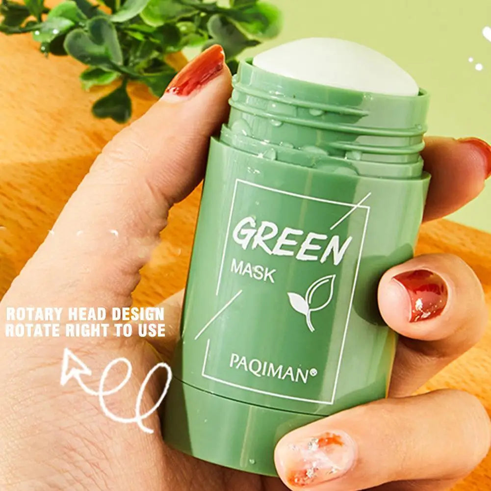 Mascarilla facial de té verde. Limpieza profunda con té verde. Hidratación profunda. Reduce los poros. Elimina puntos negros y acné. Cuidado facial coreano para la piel.