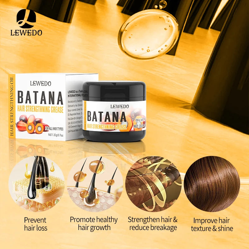 Aceite capilar 100% puro de Batana para el crecimiento del cabello. Tratamiento natural que nutre, reduce la caída del cabello, previene la rotura y engrosa el cabello.