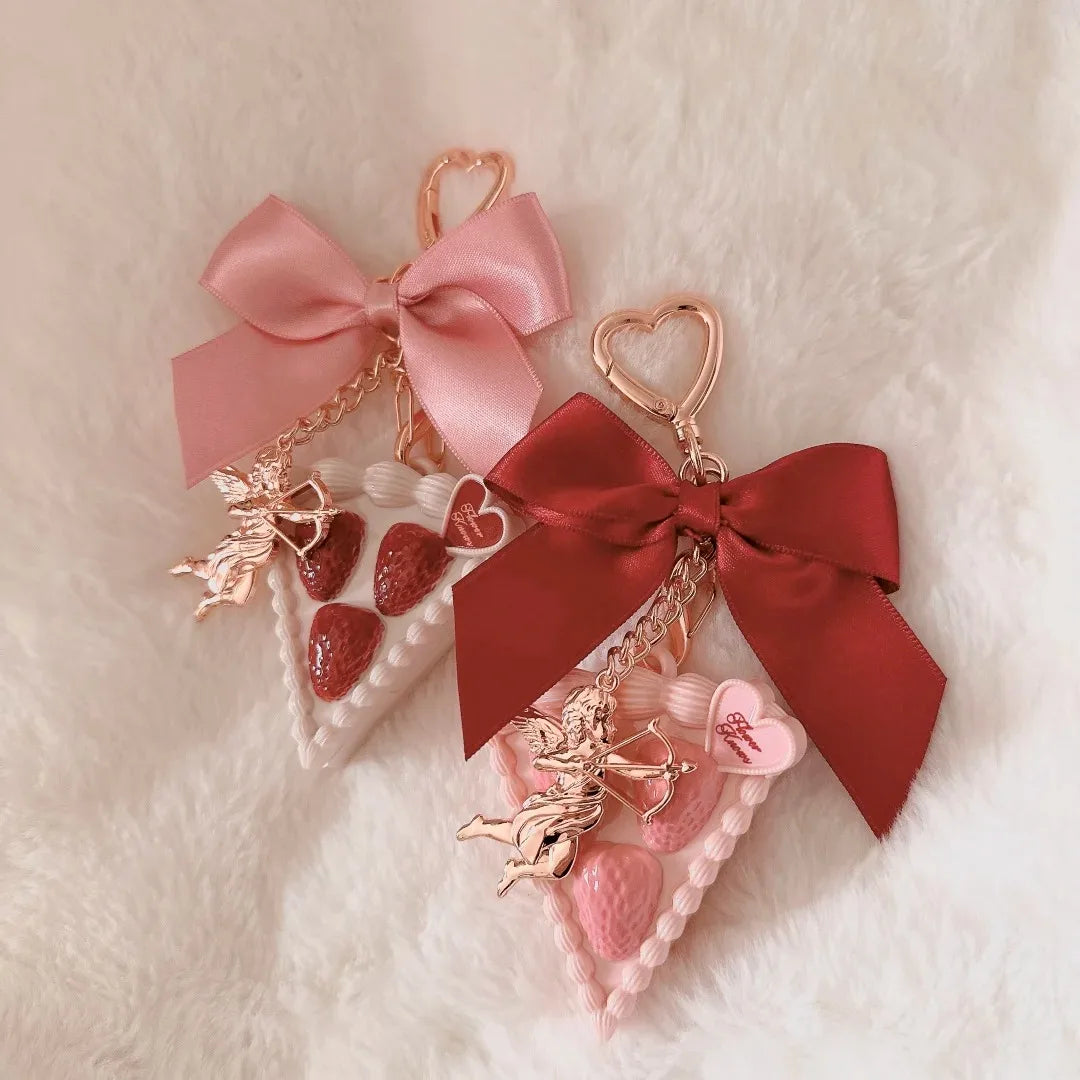 Perfume sólido Flower Knows Strawberry Cupid 3g Vegano Fragancia duradera Bálsamo Colgante Tamaño de viaje Lindo regalo para mujer