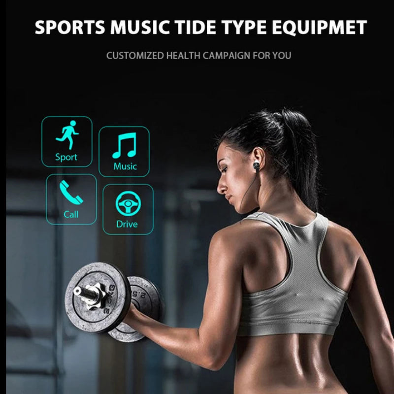Auriculares deportivos XT11, inalámbricos, con banda para el cuello, magnéticos, resistentes al agua, estéreo, Bluetooth con micrófono.
