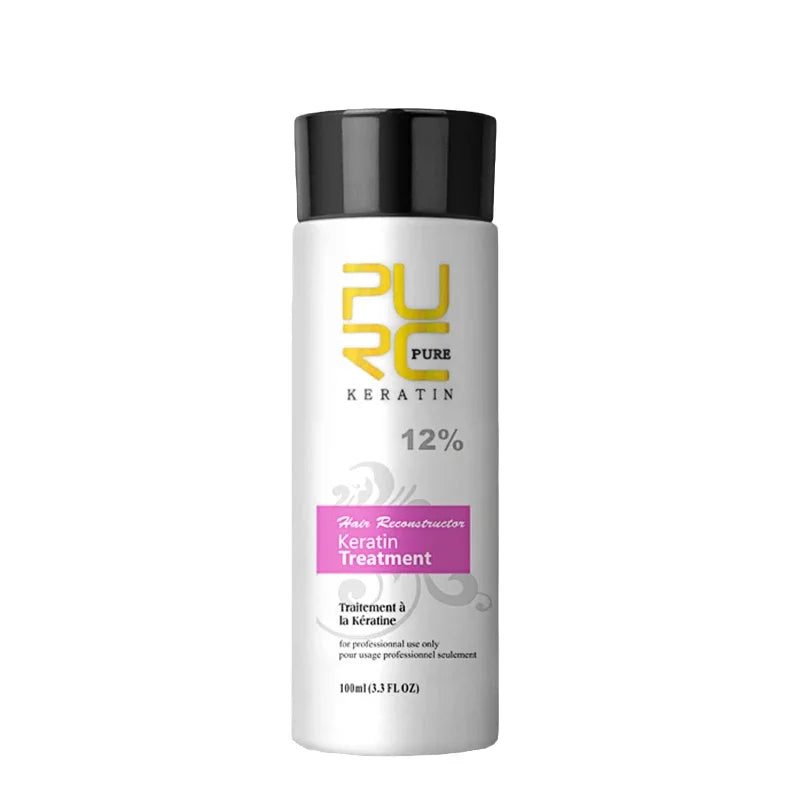 Tratamiento de queratina PURC Champú Acondicionador Productos para alisar el cabello Mascarilla alisadora reparadora Cuidado para alisar el cabello rizado