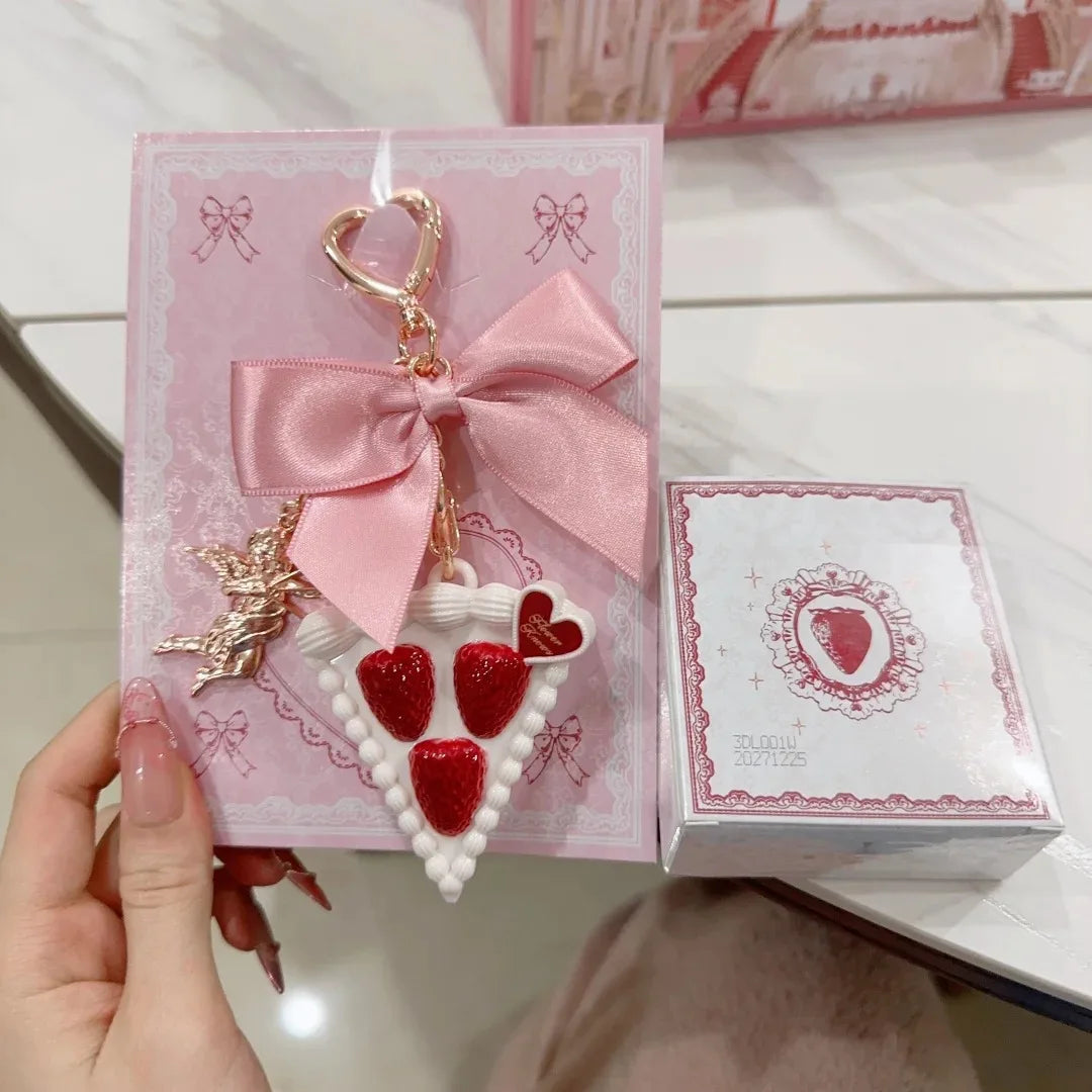 Perfume sólido Flower Knows Strawberry Cupid 3g Vegano Fragancia duradera Bálsamo Colgante Tamaño de viaje Lindo regalo para mujer