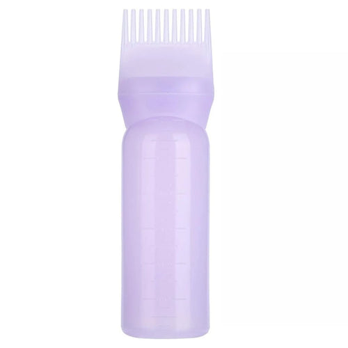 Barber Dyeing Bottle Shampoo Oil Applicator Brush Scalp Treament Applicator Bottle Salon Home DIY Hair Coloring Styling Tools