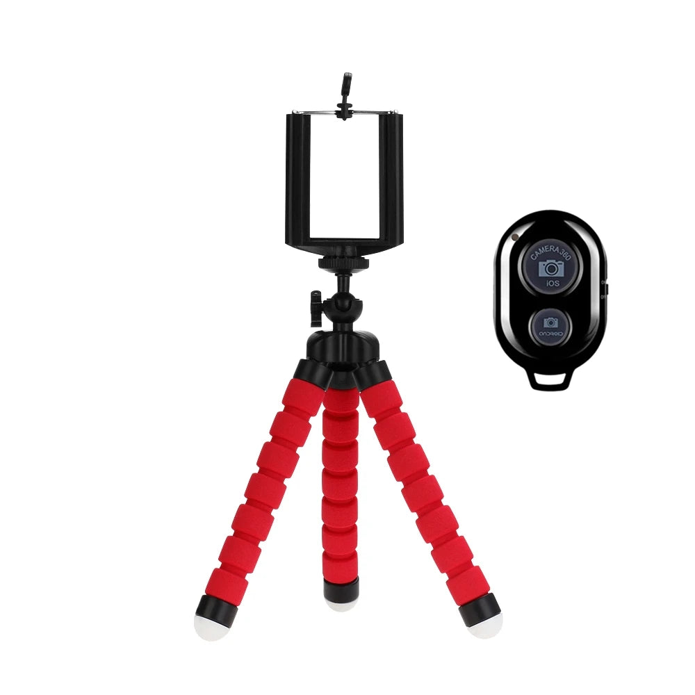 Trípodes Trípode (Tripie)  para teléfono móvil Soporte para cámara Clip Smartphone Monopié Soporte de trípode Octopus Mini trípode Stativ para teléfono