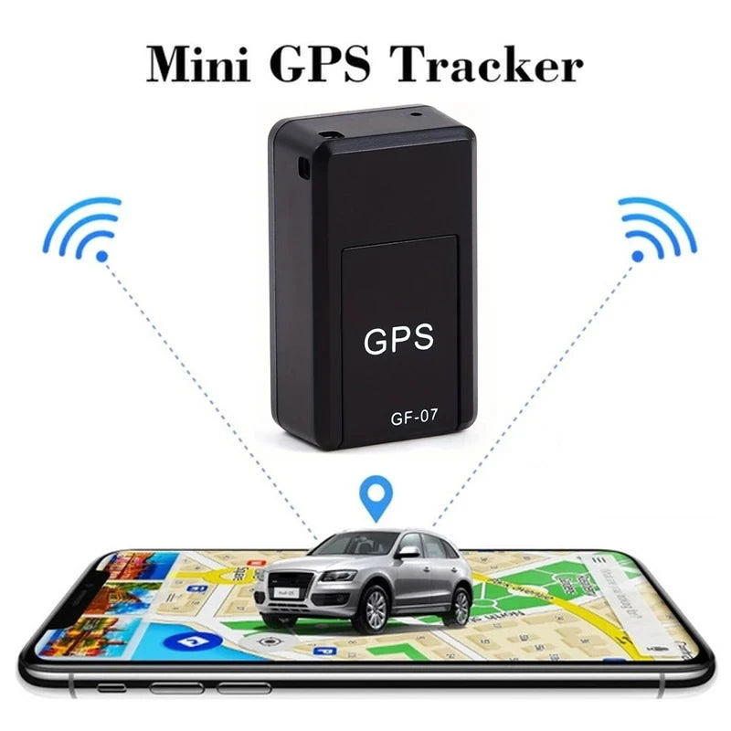 Localizador GPS para coche Mini GF07, aplicación de posicionamiento GPS, dispositivo de rastreo GPS magnético potente, localizador GPS antipérdida para vehículos.
