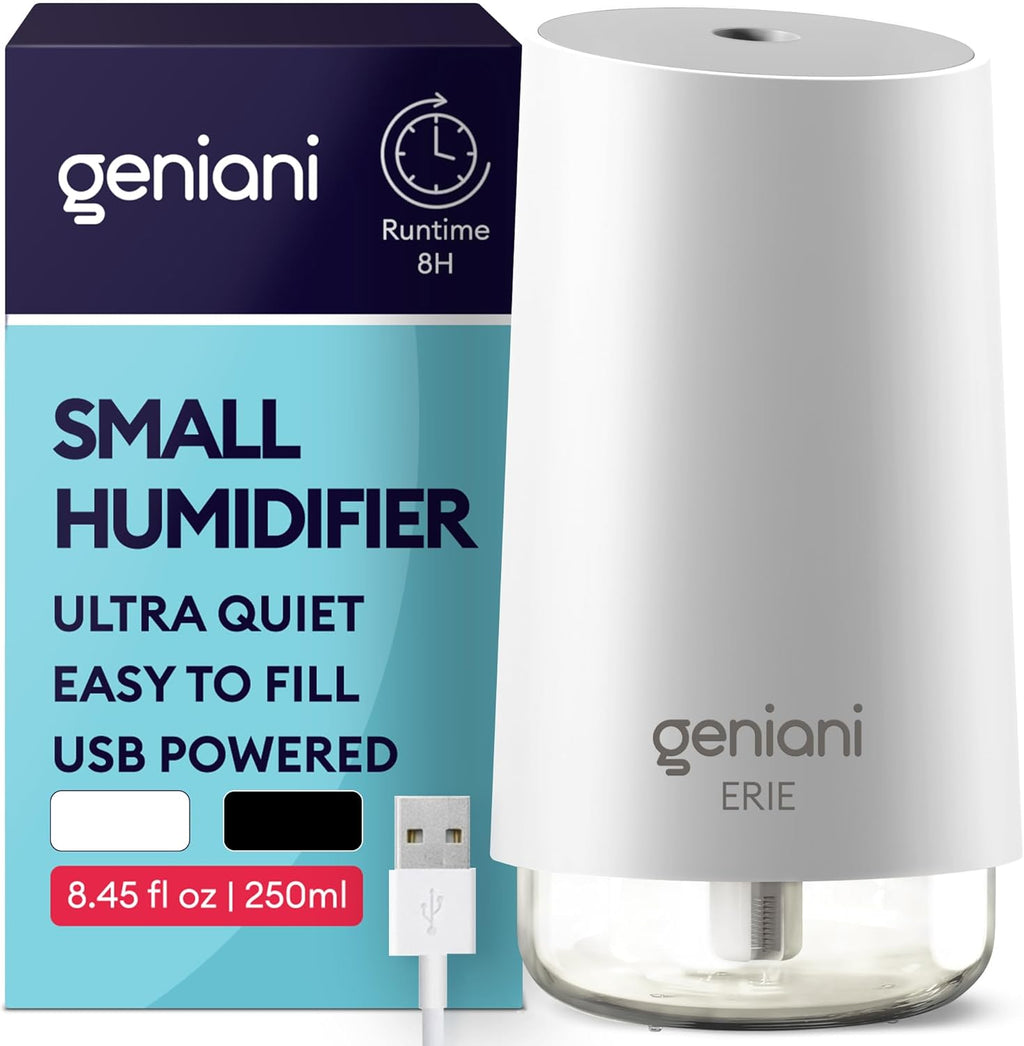 Humidificador Erie de 250 ml, blanco