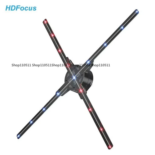 Adéntrate en el futuro: publicidad holográfica 3D, máquina holográfica, proyector 3D, pantalla LED holográfica, ventilador.