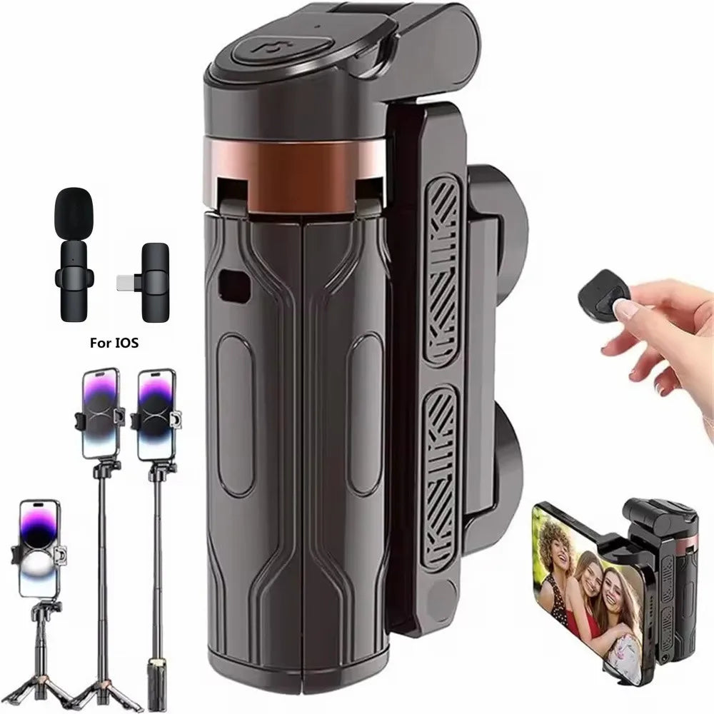 MEUYAG 2026 Nuevo trípode, soporte para teléfono con disparador Bluetooth, soportes inalámbricos para selfies con soporte para teléfono para cámara de smartphone
