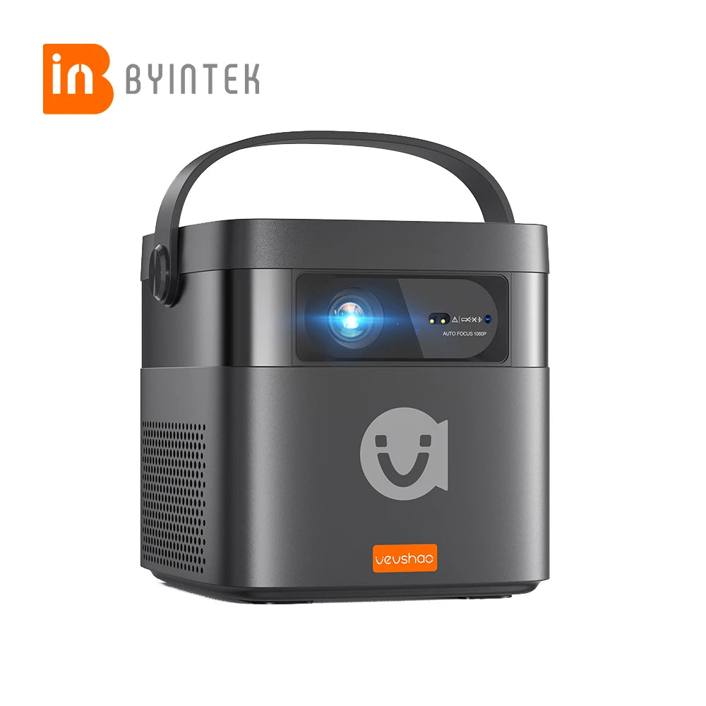 Proyector LED portátil ZXY VEVSHAO V50 Pro WIFI Android 1080P Full HD, proyector DLP inteligente de bolsillo para oficina.